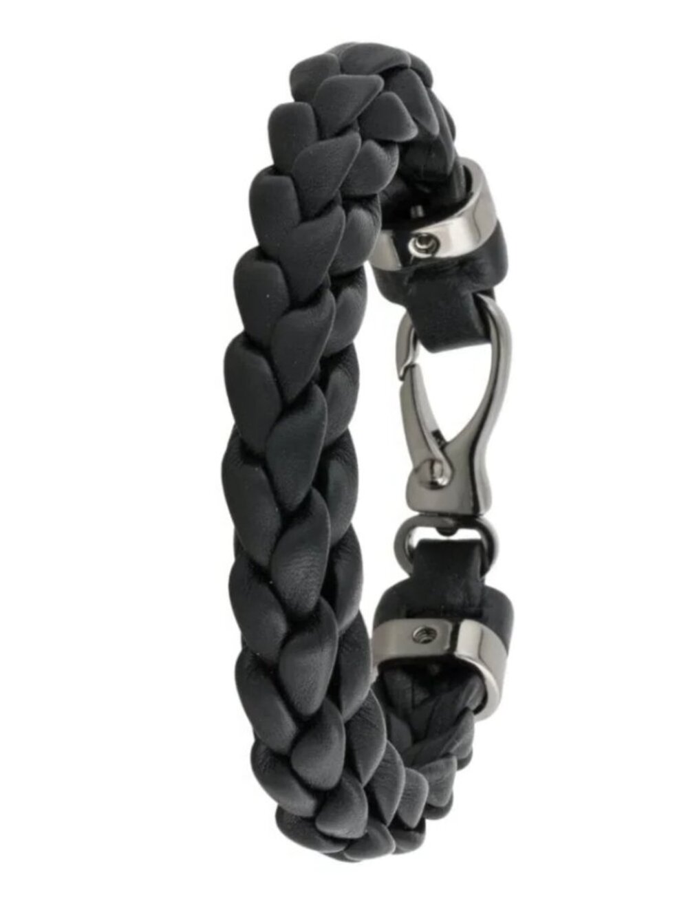 Tod's Leather Charley Big Braid Bracelet